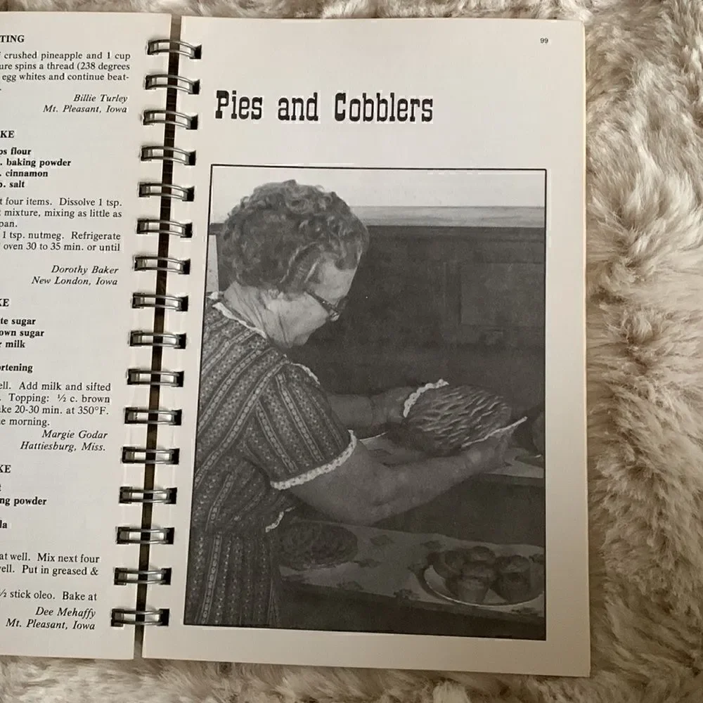 Midwest Old Threshers Vintage Cookbook 1982 Mt. Pleasant, Iowa‎